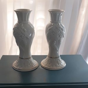 Lenox Christmas Bouquet Candlesticks